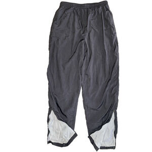 Vintage Nike Track Pants Adult Large Black Windbreaker 90s Y2K Retro White Tag